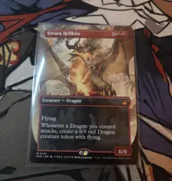 MTG Utvara Hellkite Ravnica Remastered - NM Borderless Non Foil - Image 1