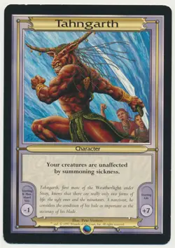MTG Magic the Gathering Vanguard Oversized Tahngarth LP Light Play!! - Image 1
