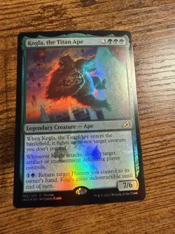 MTG Magic The Gathering FOIL PROMO Kogla the Titan Ape - Image 1