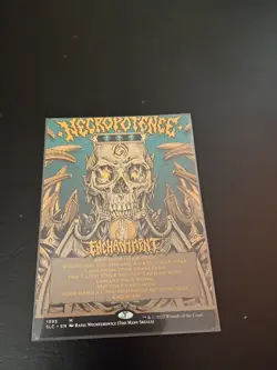 MTG TCG Secret Lair: 30th Anniversary Countdown Kit Necropotence #1995 Foil - Image 1