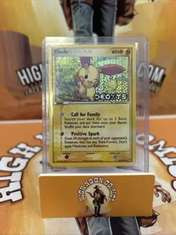 POKEMON TCG PLUSLE 44/107 DEOXYS STAMPED REVERSE HOLO LP - Image 5