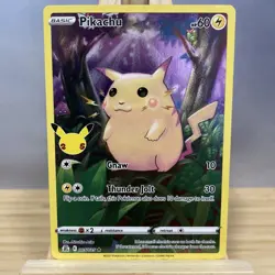 Pokemon TCG Celebrations Pikachu Full Art Ultra Rare Card 005/025 2021 LP - Image 1