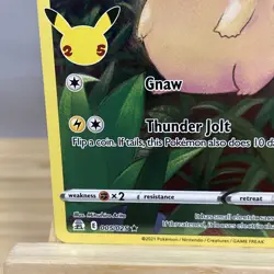 Pokemon TCG Celebrations Pikachu Full Art Ultra Rare Card 005/025 2021 LP - Image 4
