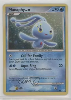 Manaphy (Manaphy Deck) Pokemon Trainer Kit & Lucario #4 2007 - Image 1