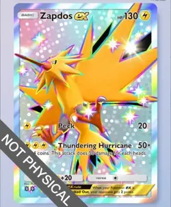 Pokemon TCG POCKET - Zapdos Full Art Shiny 2⭐, Eevee Grove, English - Image 1