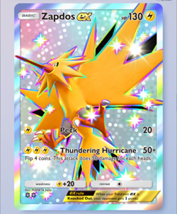 Pokemon TCG POCKET - Zapdos Full Art Shiny 2⭐, Eevee Grove, English - Image 3