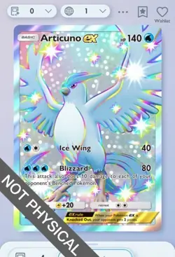 Pokemon TCG POCKET - Articuno Shiny 2⭐, Eevee Grove, English - Image 1