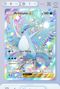 Pokemon TCG POCKET - Articuno Shiny 2⭐, Eevee Grove, English - Image 3