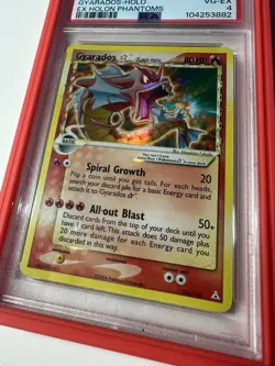 2006 POKEMON EX HOLON PHANTOMS GOLD STAR #102 GYARADOS-HOLO PSA 4 - Image 2