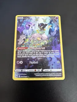 Pokemon Crown Zenith: Galarian Gallery Holo Rare Mew GG10/GG70 Sleeping Card NM - Image 1
