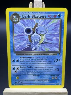 Dark Blastoise - 4/110 Legendary Collection Non-Holo Rare Pokemon Trading Card - Image 1