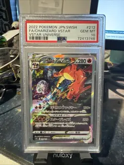 2022 Pokemon Japanese VSTAR Universe Charizard VSTAR SAR #212 PSA 10 - Image 1