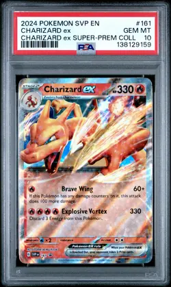 2024 POKEMON SVP PROMO SUPER-PREMIUM COLLECTION #161 CHARIZARD EX PSA 10 - Image 1