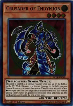 Yugioh Crusader of Endymion BLLR-EN048 Ultra Rare 1st Edition NM - Image 1