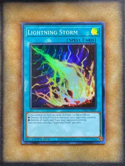 Yugioh Lightning Storm RA01-EN061 Super Rare 1st Ed NM - Image 1
