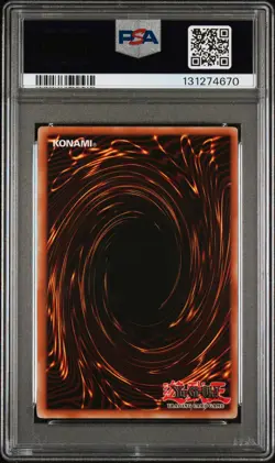 2005 YU-GI-OH! ELEMENTAL ENERGY 1ST EDITION SILLVA, WARLORD OF DARK WORLD PSA 7 - Image 2