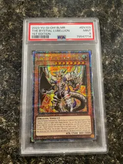 2023 The Bystial Lubellion Quarter Century Secret Rare BLMR-EN103 PSA 9 YUGIOH - Image 1