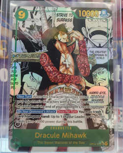 Dracule Mihawk Alt Art Manga Azure Sea's Seven One Piece OP14-119 English **HOT* - Image 4