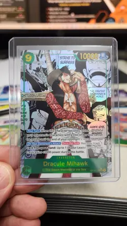 Dracule Mihawk Alt Art Manga Azure Sea's Seven One Piece OP14-119 English **HOT* - Image 5