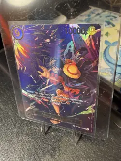 One Piece (OP-13) Carrying On His Will Monkey.D.Luffy SP OP09-119 NM - Image 4