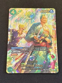 Roronoa Zoro PRB02-006 SP Alternate Art Azure Sea's Seven One Piece English NM - Image 2