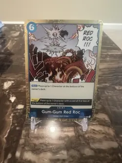 Gum-Gum Red Roc OP04-056 One Piece Kingdoms of Intrigue Foil - Image 1