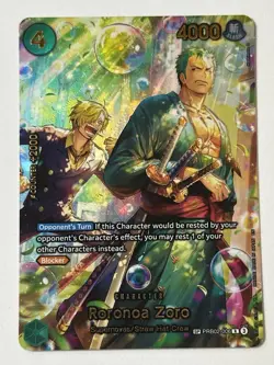 Roronoa Zoro - PRB02-006 (SP) PRB02-006 The Azure Sea's Seven Foil - Image 1