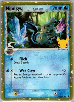 Mimikyu (Delta Species) SWSH136 Sword & Shield Promo Cards - Pokemon Card - NM - Image 1