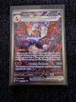 Charizard Ex 234/091 Special Illustration Rare Holo Paldean Fates Pokemon Card - Image 1