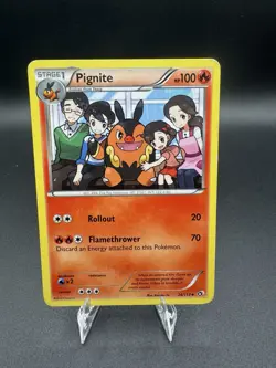 Pokemon TCG Pignite 26/113 Legendary Treasures Regular Card MP - Image 1