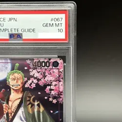 PSA 10 Zoro-Juurou OP05-067 2nd ANNIVERSARY COMPLETE GUIDE Promo ONE PIECE Card - Image 3