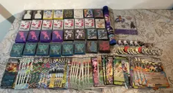Pokemon TCG Accessory Lot - Sleeves, Coins, Pins, Jumbo Cards Etc. - Image 1
