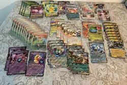 Pokemon TCG Accessory Lot - Sleeves, Coins, Pins, Jumbo Cards Etc. - Image 2