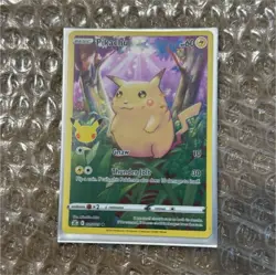 Pokemon Pikachu 005/025 Celebrations Holo Rare 60 HP Thunder Jolt Promo Card - Image 1