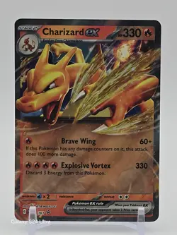 2024 Charizard ex 161 Sv: Scarlet & Violet Promo Cards Holo NM/MINT - Image 1