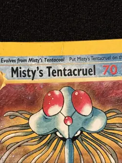 Pokemon TCG Card Misty's Tentacruel Gym Heroes 10/132 Unlimited Holo Rare - Image 4