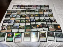 MTG Plants / Ooze/ Fungus Themed Magic The Gathering Card Lot+ Bonuses ! - Image 1