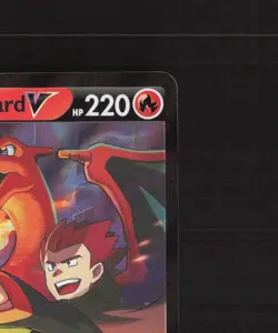 Lance's Charizard V SWSH133 Stamped Black Star Promo Holo Pokemon Card LP+ - Image 4