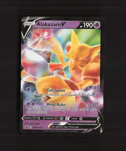 Alakazam V SWSH083 Sword & Shield Black Star Promo Holo Pokemon Card LP+ - Image 1