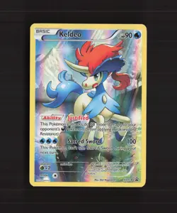 Keldeo XY118 XY Full Art Black Star Promo Holo Pokemon Card LP - Image 1