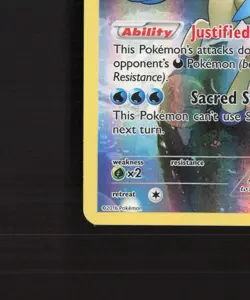Keldeo XY118 XY Full Art Black Star Promo Holo Pokemon Card LP - Image 5