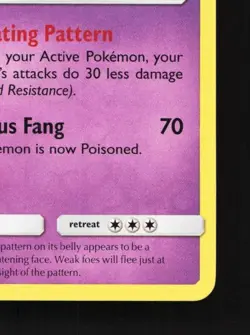 Arbok 37/73 LP Shining Legends English Pokemon Card TCG - Image 3