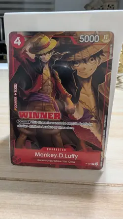 Monkey.D.Luffy - P-007 (Winner Pack Vol. 1) P-007 One Piece Promotion Cards... - Image 1