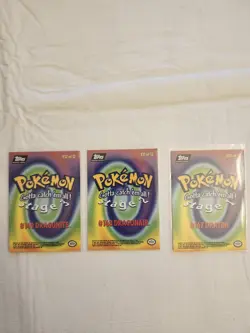 2000 Topps Pokemon Card Set Vintage Dragonite E12 Dragonair E11 Dratini E10 - Image 2