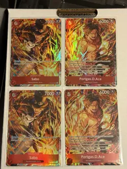 One Piece Tcg Promo Card Lot Sealed Luffy Zoro Perona Mihawk + Nami Sabo Ace X11 - Image 3
