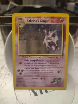 Pokemon TCG Sabrina's Gengar Holo Gym Challenge Card 14/132 Rare - Image 1