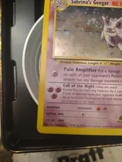 Pokemon TCG Sabrina's Gengar Holo Gym Challenge Card 14/132 Rare - Image 5