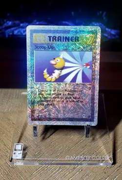 Pokemon LEGENDARY COLLECTION RARE REVERSE HOLO SCOOP UP TRAINER CARD 104/110 LP! - Image 3
