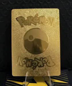 Pokemon Mega Ash Greninja EX 750hp Gold Foil Fan Art Collector Card TCG - Image 2