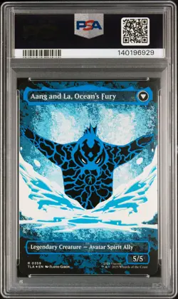 2025 MTG AVATAR #0359 AANG AND LA, OCEAN'S FURY/AANG, SWIFT SAVIOR PSA 10 - Image 2